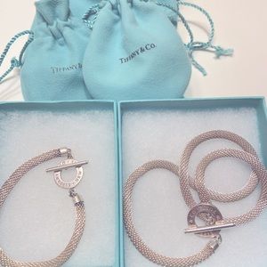 Authentic Tiffany and Co. Necklace and Bracelet.